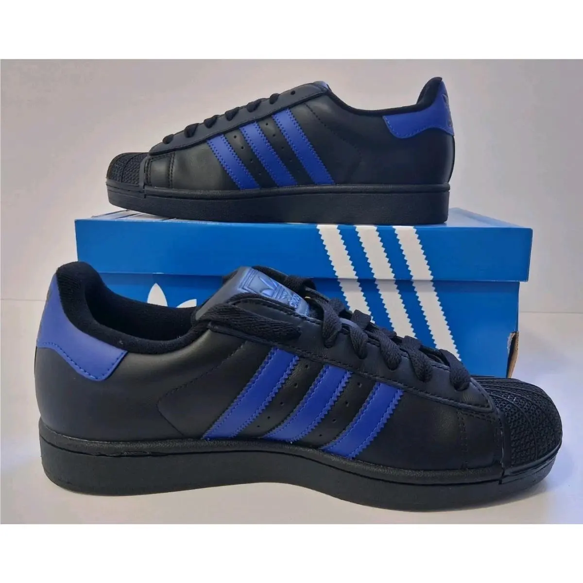 Adidas shoes - adidas Superstar - Superstar - JQ2310 - Black/Blue 11