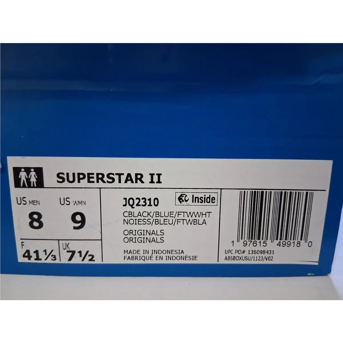 Adidas shoes - adidas Superstar - Superstar - JQ2310 - Black/Blue 6