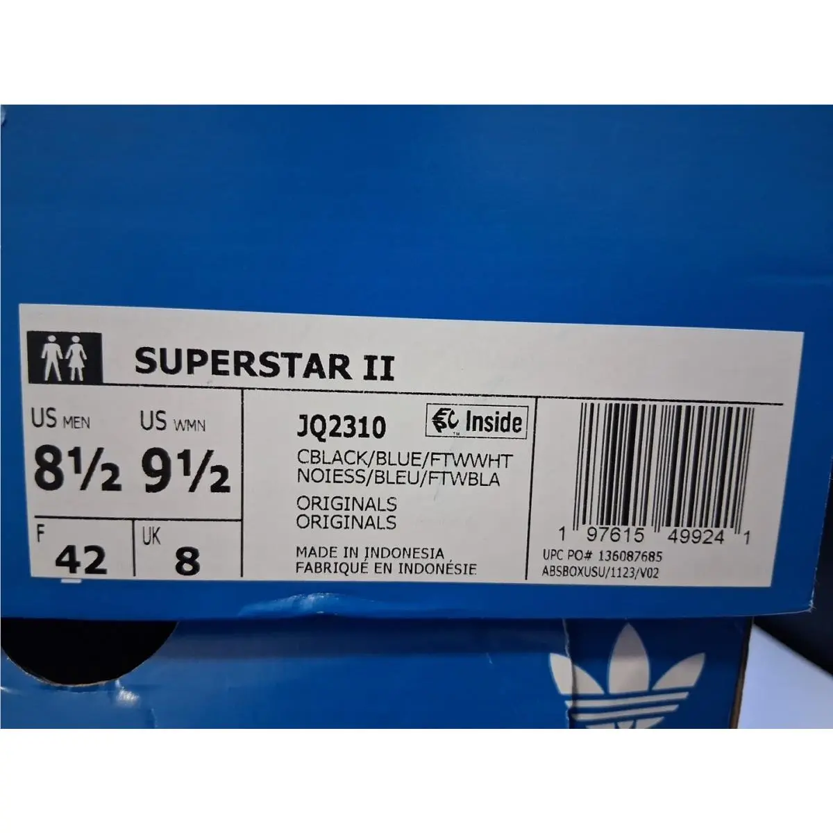 Adidas shoes - adidas Superstar - Superstar - JQ2310 - Black/Blue 18