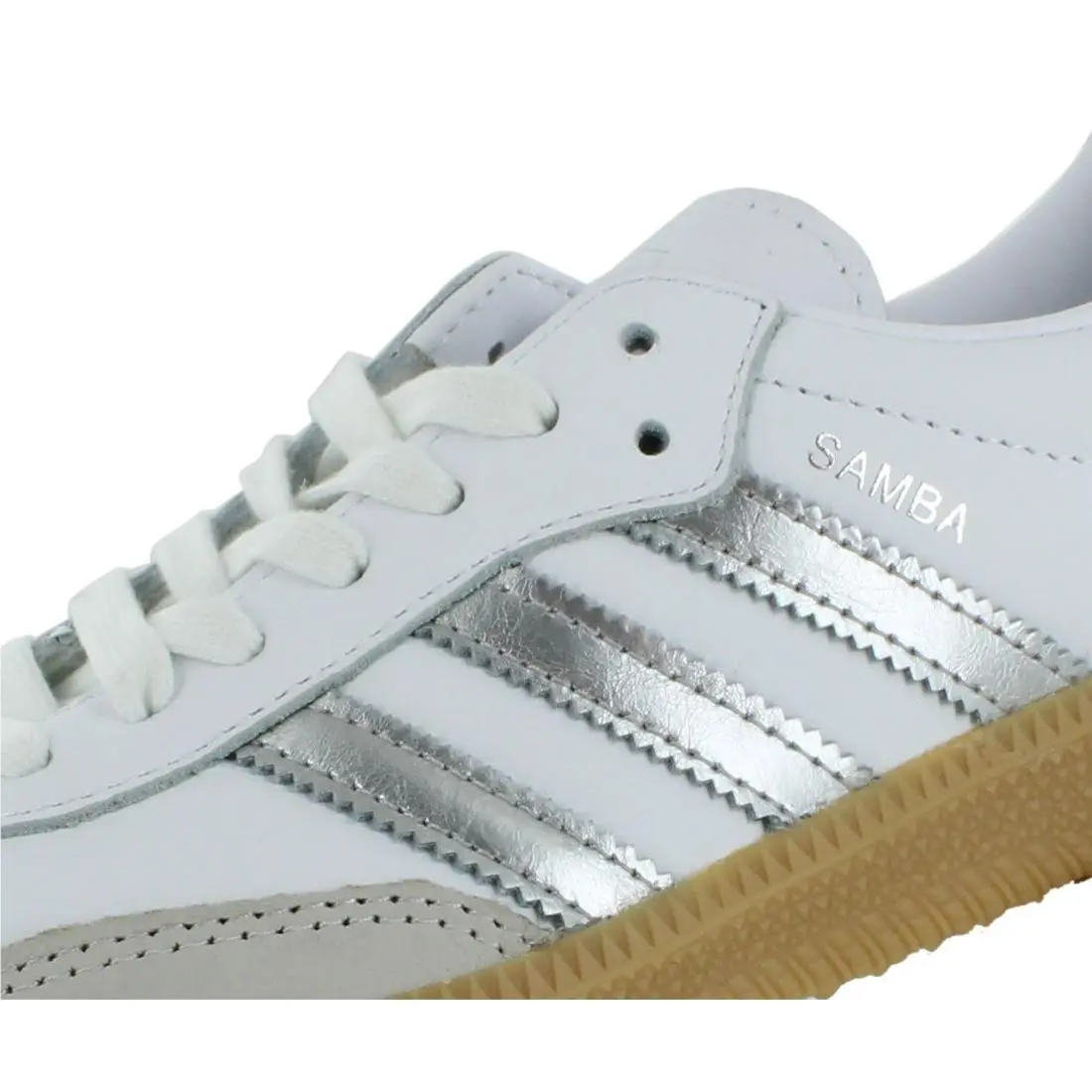 Adidas shoes - White/Silver/Gum, Main: White 5