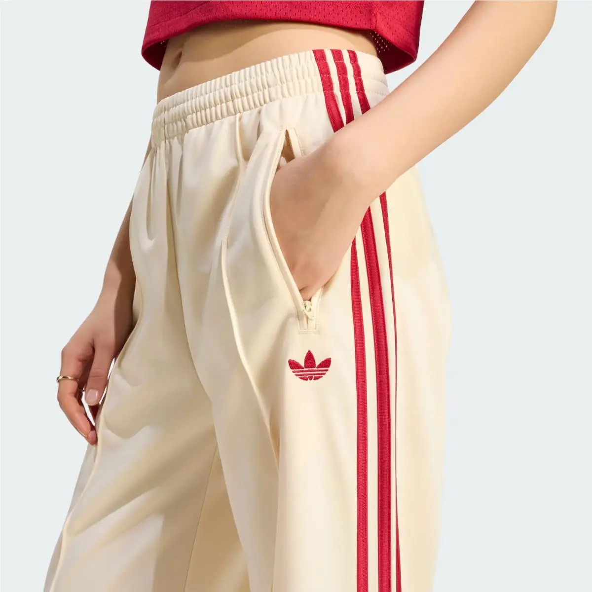 Adidas clothing - KS4671 - KS4671 - Warm Vanilla / Team Victory Red 6