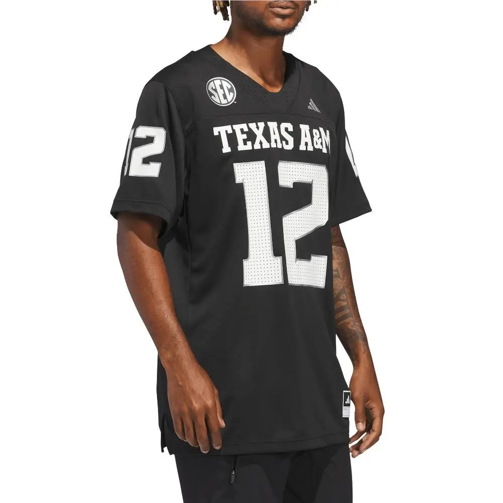 Adidas clothing - adidas Texas AM Premier Jersey - SB1158-JJ0412 - Black 2