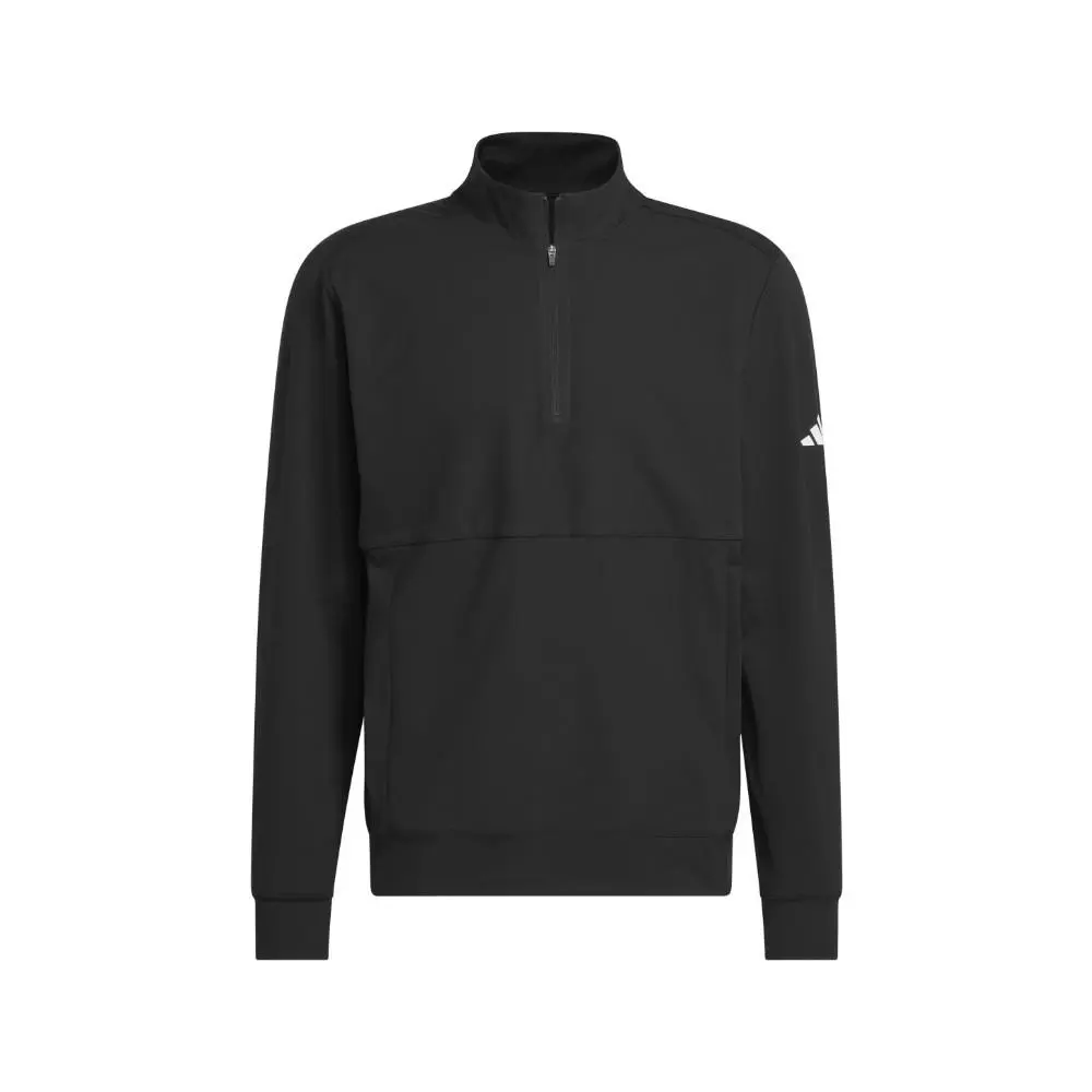Adidas Ultimate365 Tour Quarterzip Sweatshirt Mens Black SB1158-JN9145