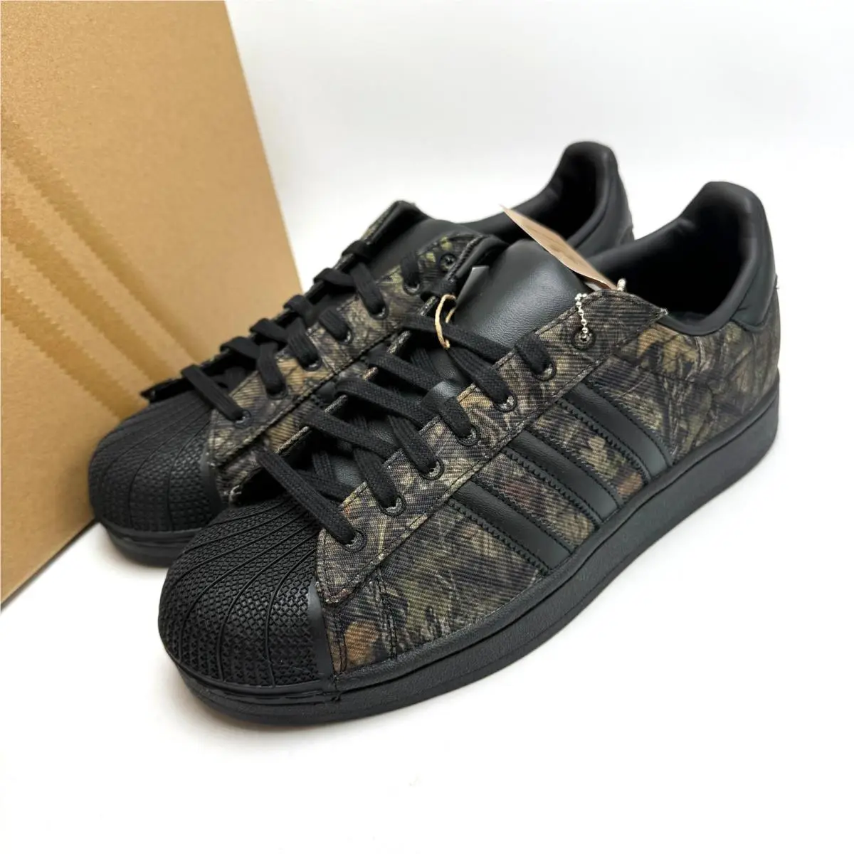Superstar II Mossy Core Black KK2750 Men`s sz 9-12 by Adidas