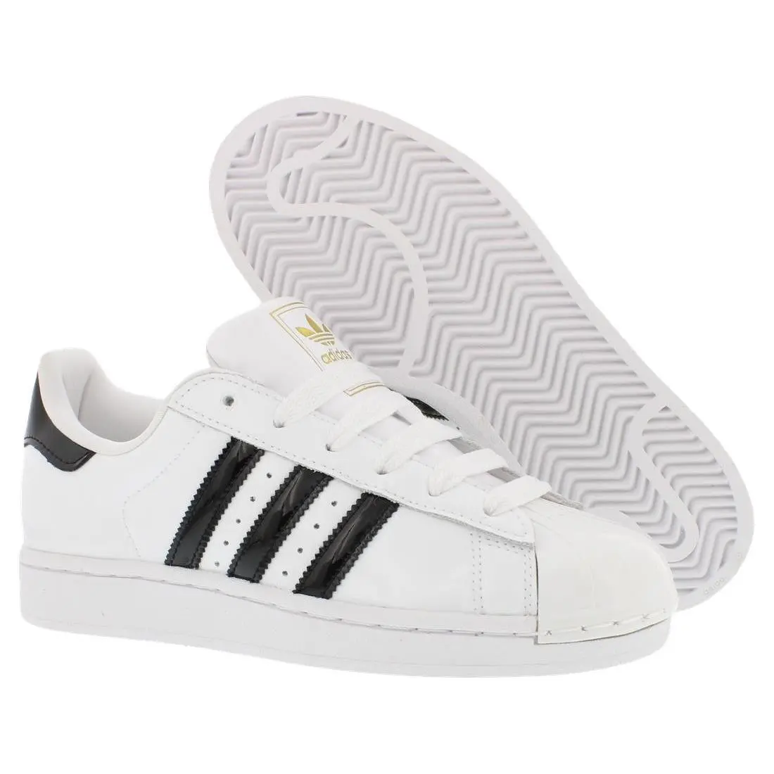 Adidas shoes - Footwear White/Core Black/Gold Metallic, Main: White 3