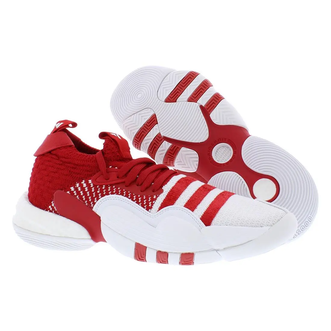 Adidas shoes - Cloud White/Team Power Red, Main: White 4