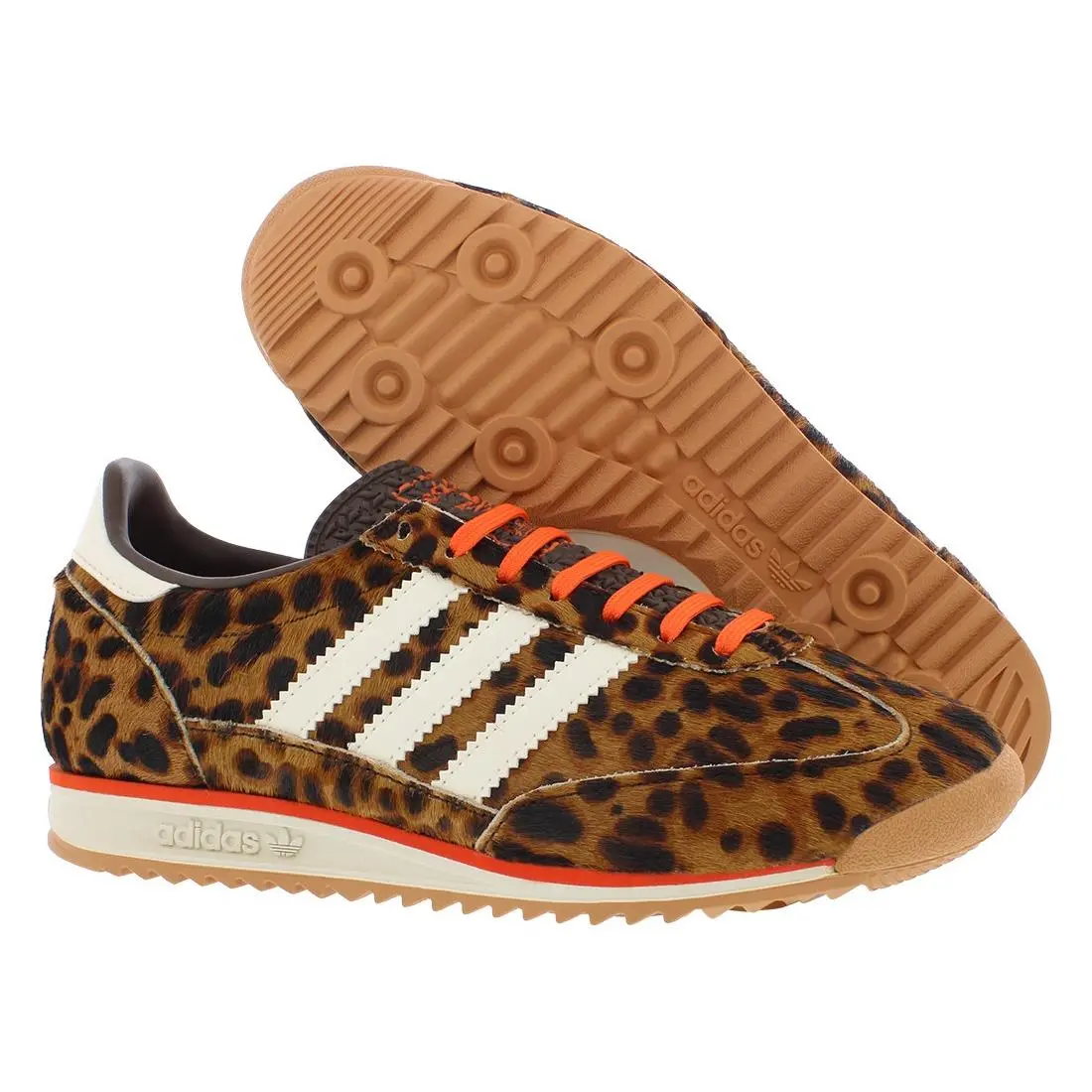 Adidas shoes - Dark Brown/Off White/Semi Impact Orange, Main: Brown 3