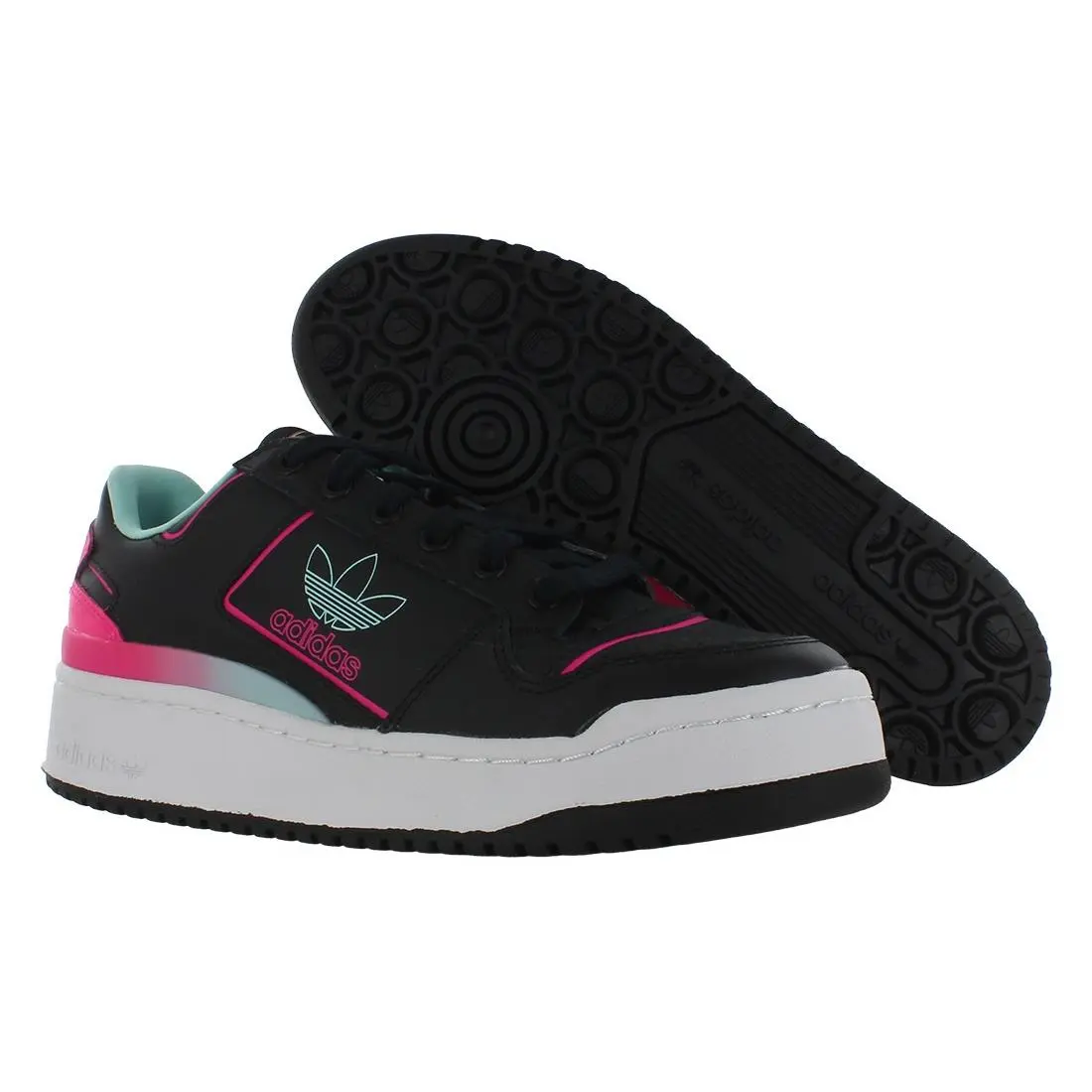 Adidas shoes - Core Black/Clear Aqua/Team Shock Pink, Main: Black 4