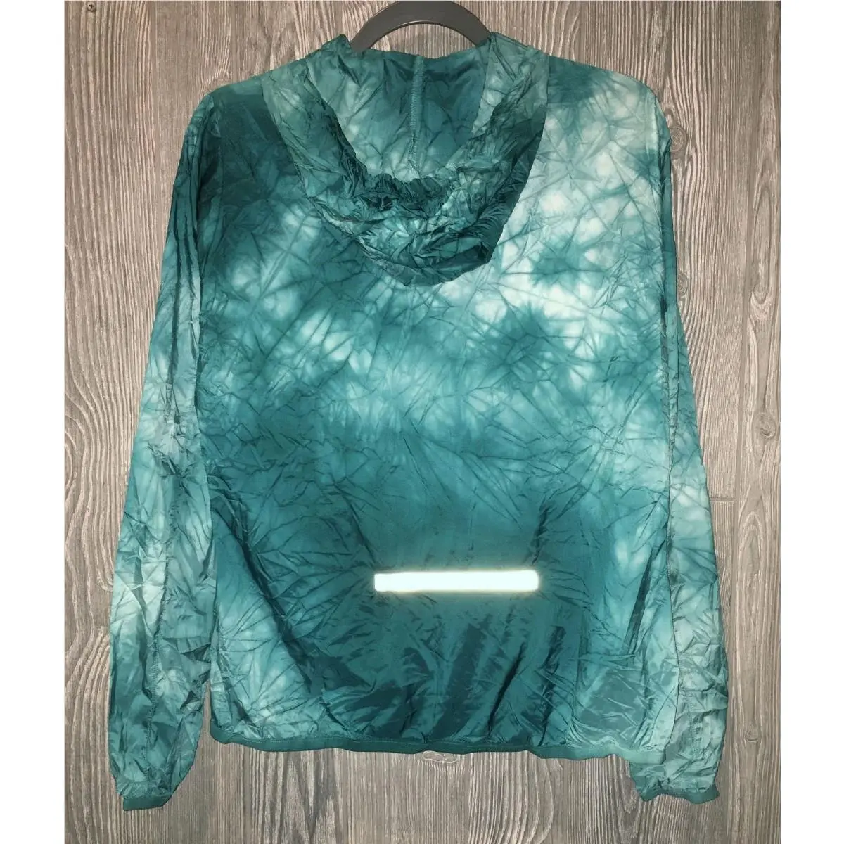 Adidas clothing - ADIDAS RunPack Dye Lightweight Reflective Running Jacket - AH9956 - Green, Main: Green 3
