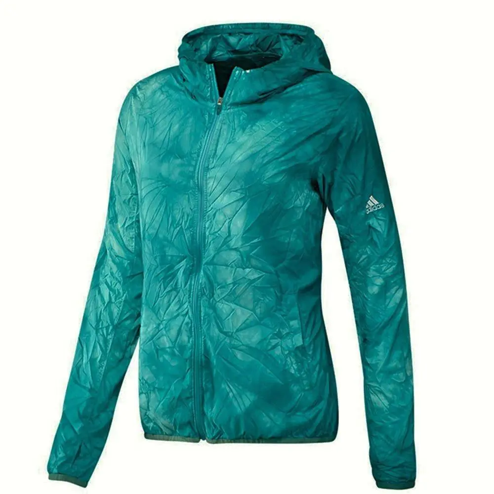 Adidas clothing - ADIDAS RunPack Dye Lightweight Reflective Running Jacket - AH9956 - Green, Main: Green 7