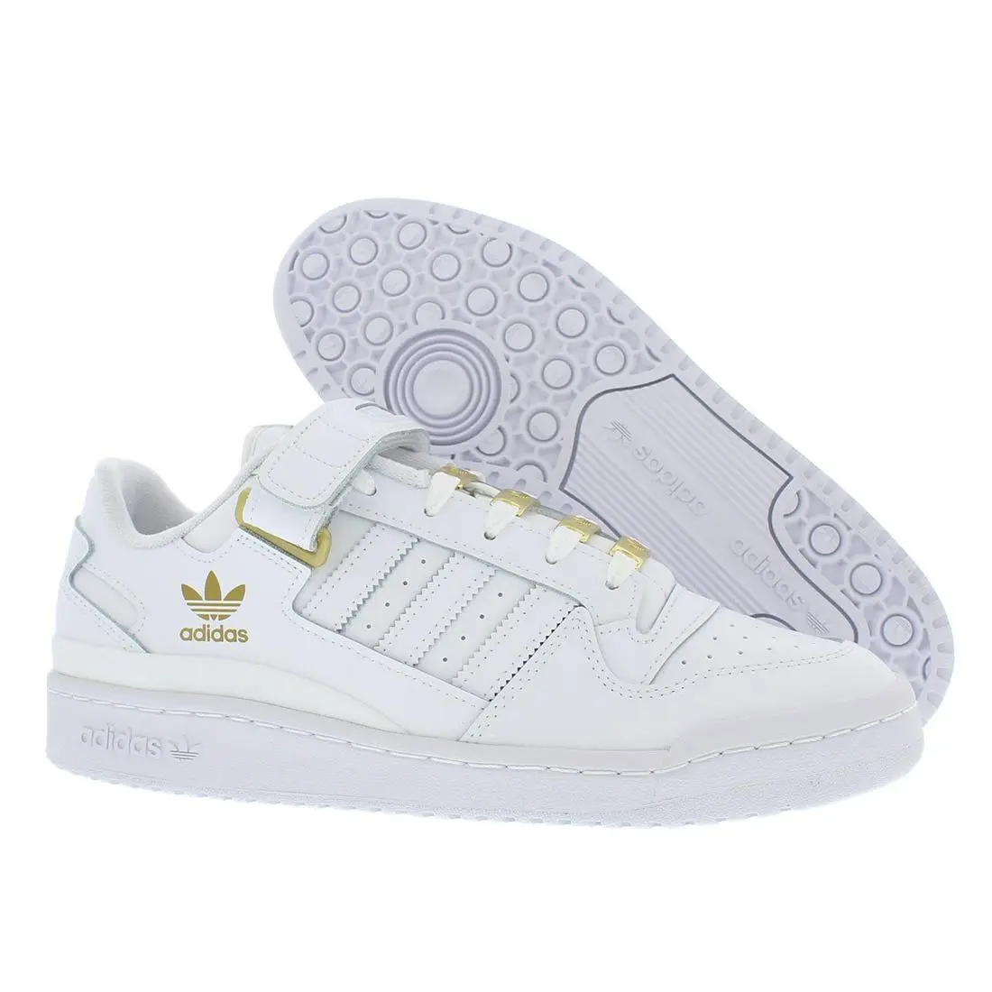 Adidas shoes - Footwear White/Footwear White/Metallic Gold, Main: White 3