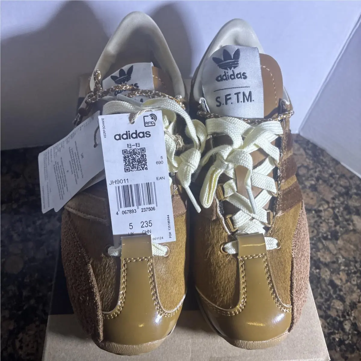 Country OG Sftm x Song For The Mute Brown + Cream White + Fur 12 JH8639 by Adidas