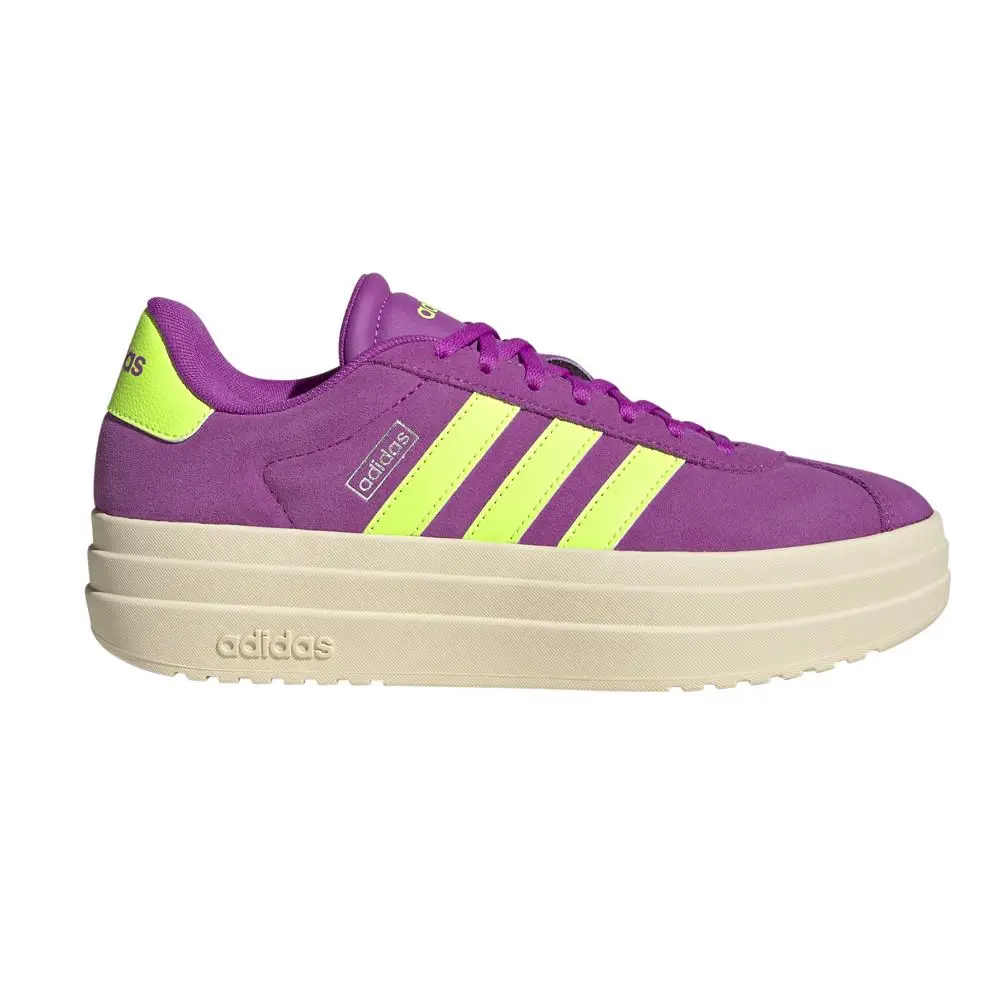 Adidas Vl Court Bold Womens Purple Sneakers Casual Shoes JI1785