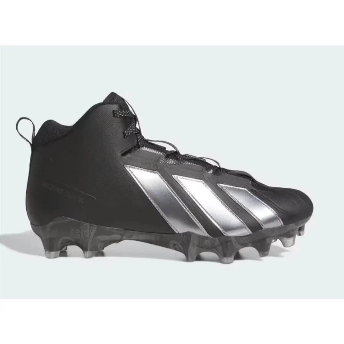 Men`s Adidas Adizero Chaos II Smu Black Lineman Mid Football Cleats JQ1405