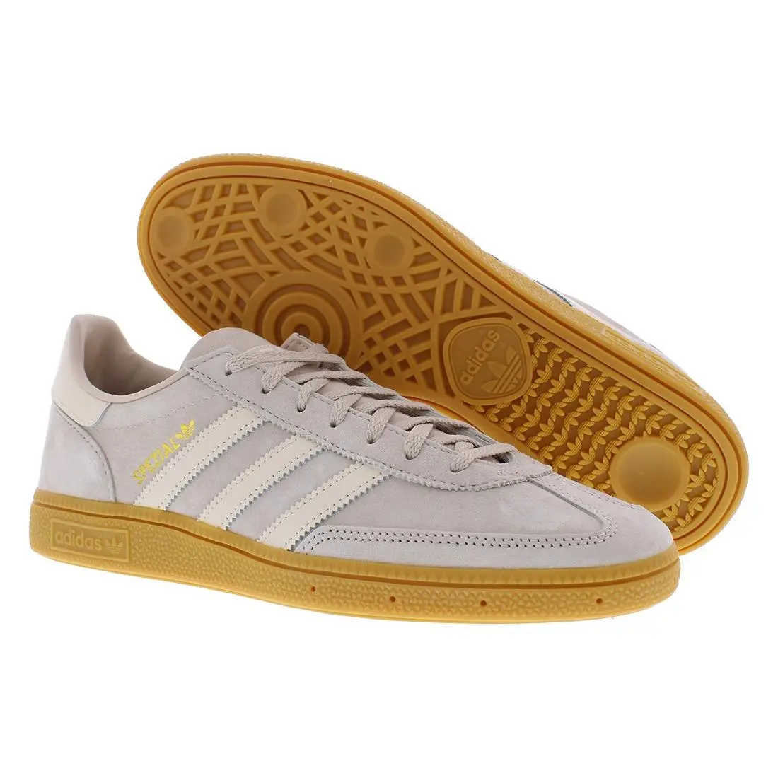 Adidas Handball Spezial Suede Womens Shoes - Wonder Taupe/Linen/Gum, Main: Beige