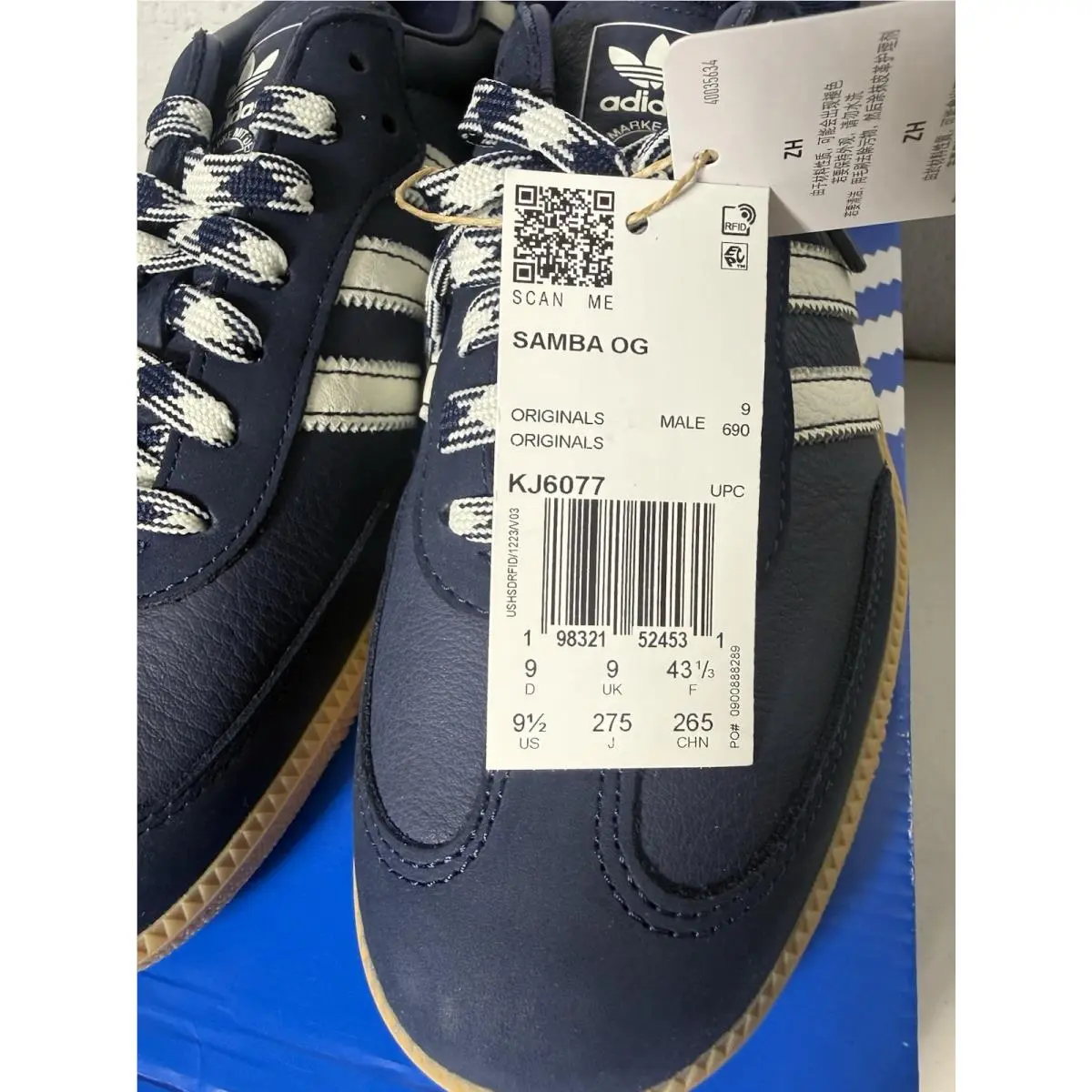 Adidas shoes - adidas Samba - Samba - KJ6077 - Blue (UPC: 198321524548) 2