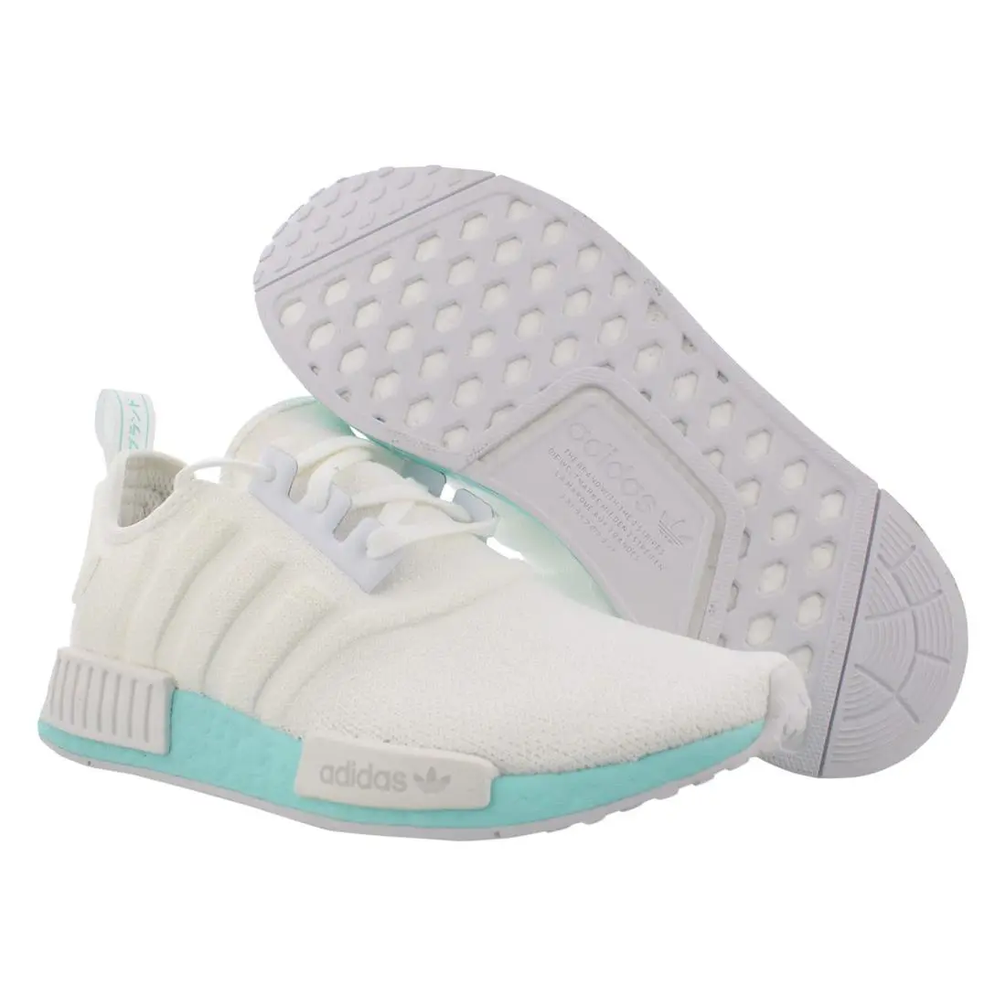 Adidas shoes - Cloud White/Cloud White/Clear Aqua, Main: White 3