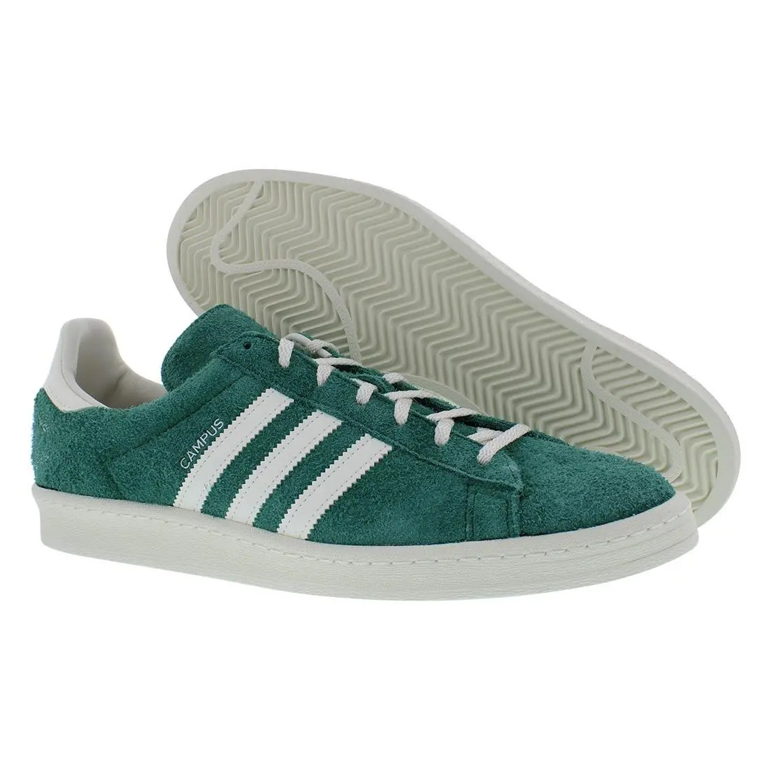 Adidas Campus 80s Suede Mens Shoes - Collegiate Green/Off White/Off White, Main: Green