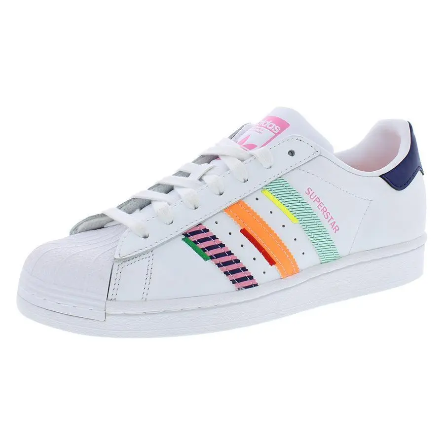 Adidas shoes - Cloud White/Night Sky/Green, Main: White 8