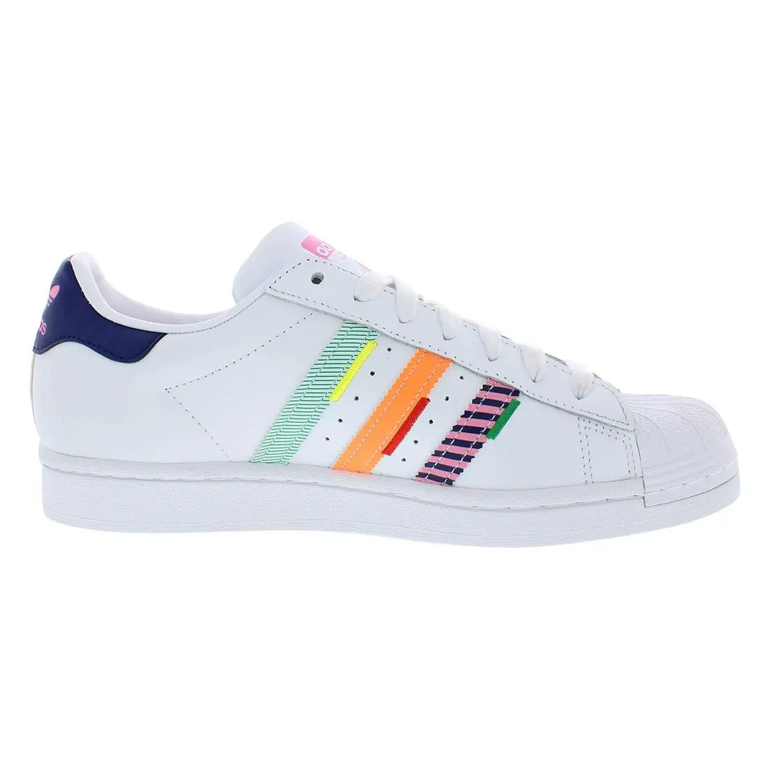 Adidas shoes - Cloud White/Night Sky/Green, Main: White 6