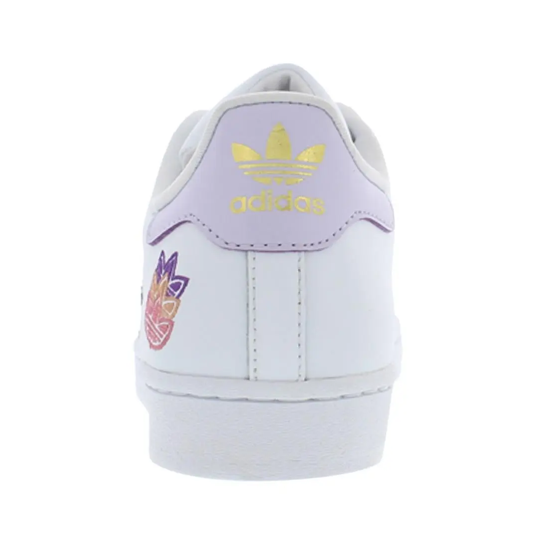 Adidas shoes - Cloud White/Purple Tint/Matte Gold, Main: White 2