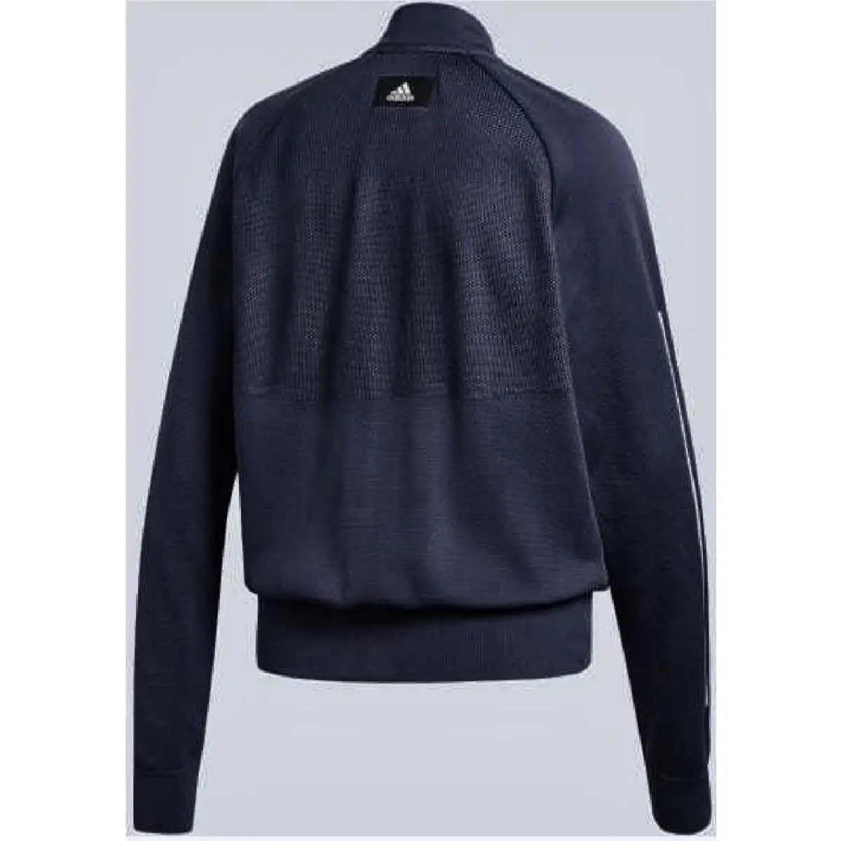 Adidas clothing - ADIDAS ID Knit Noble Indigo Blue White Bomber Jacket - CG1018 - Blue 0