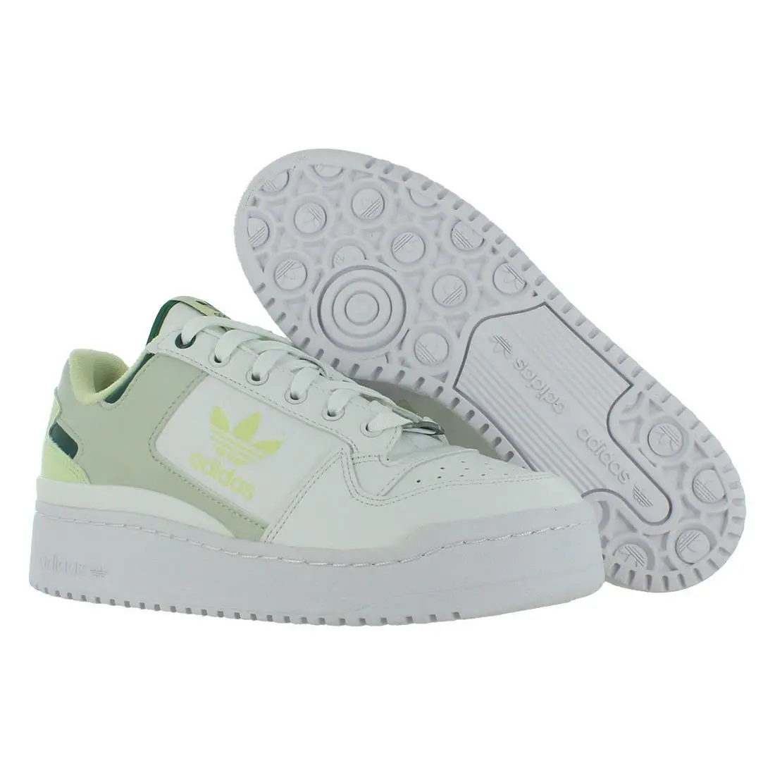 Adidas shoes - Footwear White/Linen Green/Almost Lime, Main: White 4