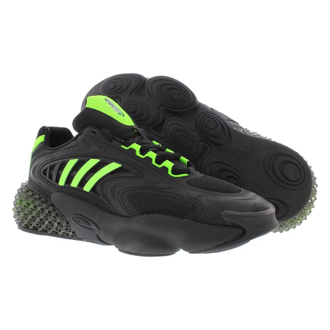 Adidas shoes - Core Black/Green/Footwear White, Main: Black 3