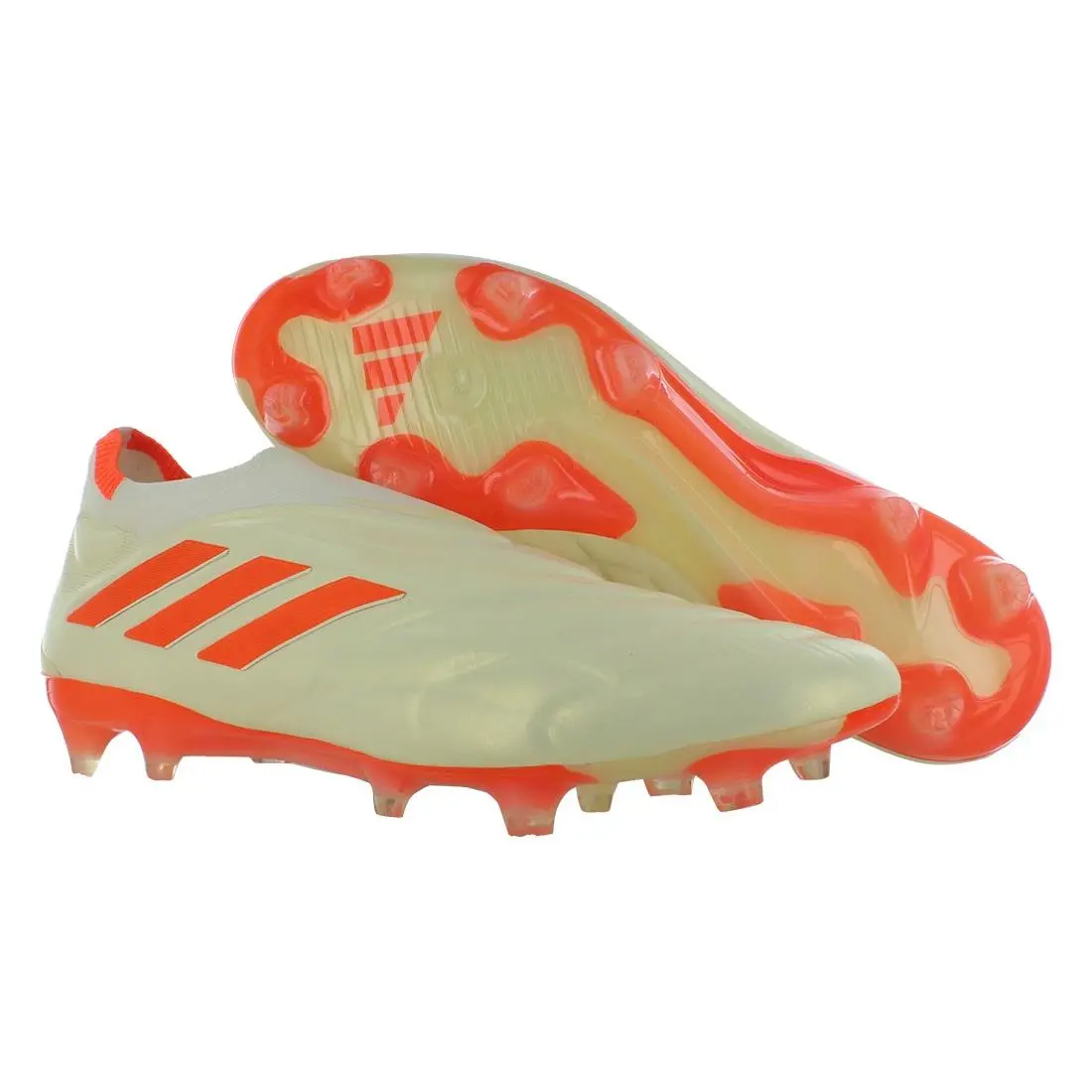 Adidas Copa Pure+ Firm Ground Unisex Shoes - Off White/Team Solar Orange/Off White, Main: Off-White