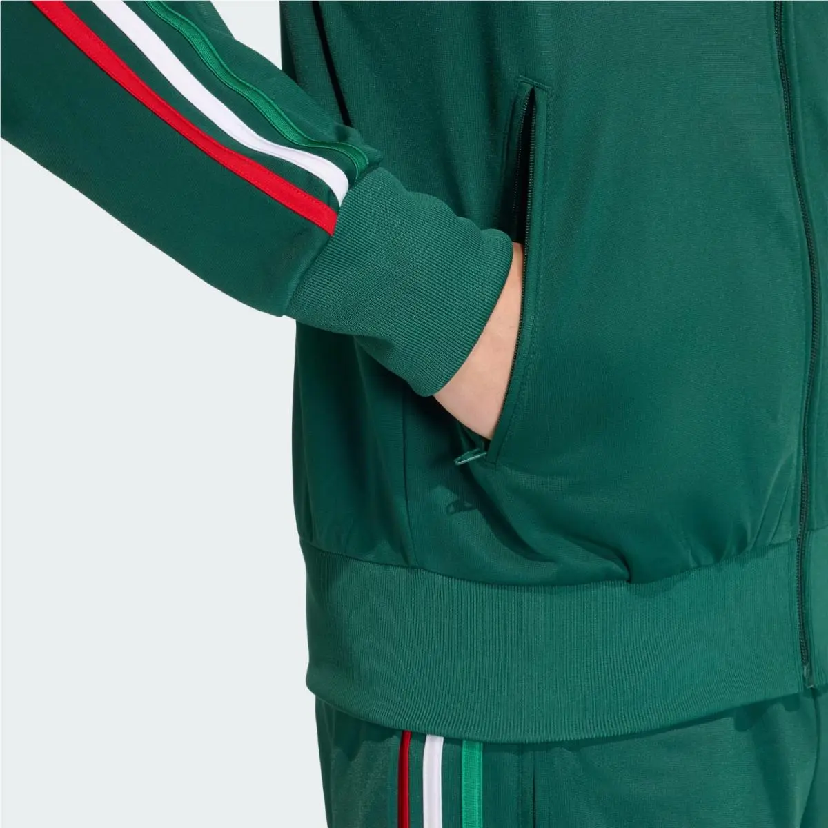 Adidas clothing - Originals Adicolor Classics Firebird - Originals Adicolor Classics Firebird - KD3845 - Team Dark Green / Bold Green / White 5