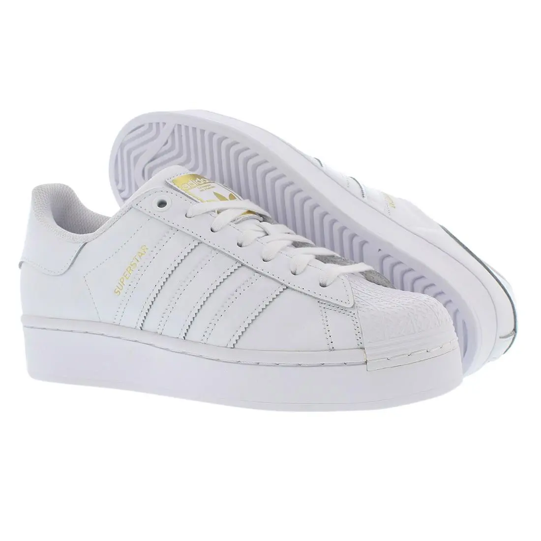 Adidas shoes - Cloud White/Cloud White/Gold Metallic, Main: White 3
