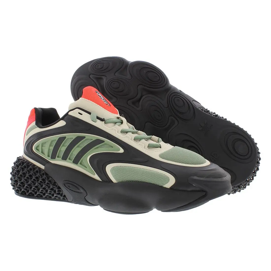 Adidas shoes - Green/Core Black/Solar Red, Main: Green 3