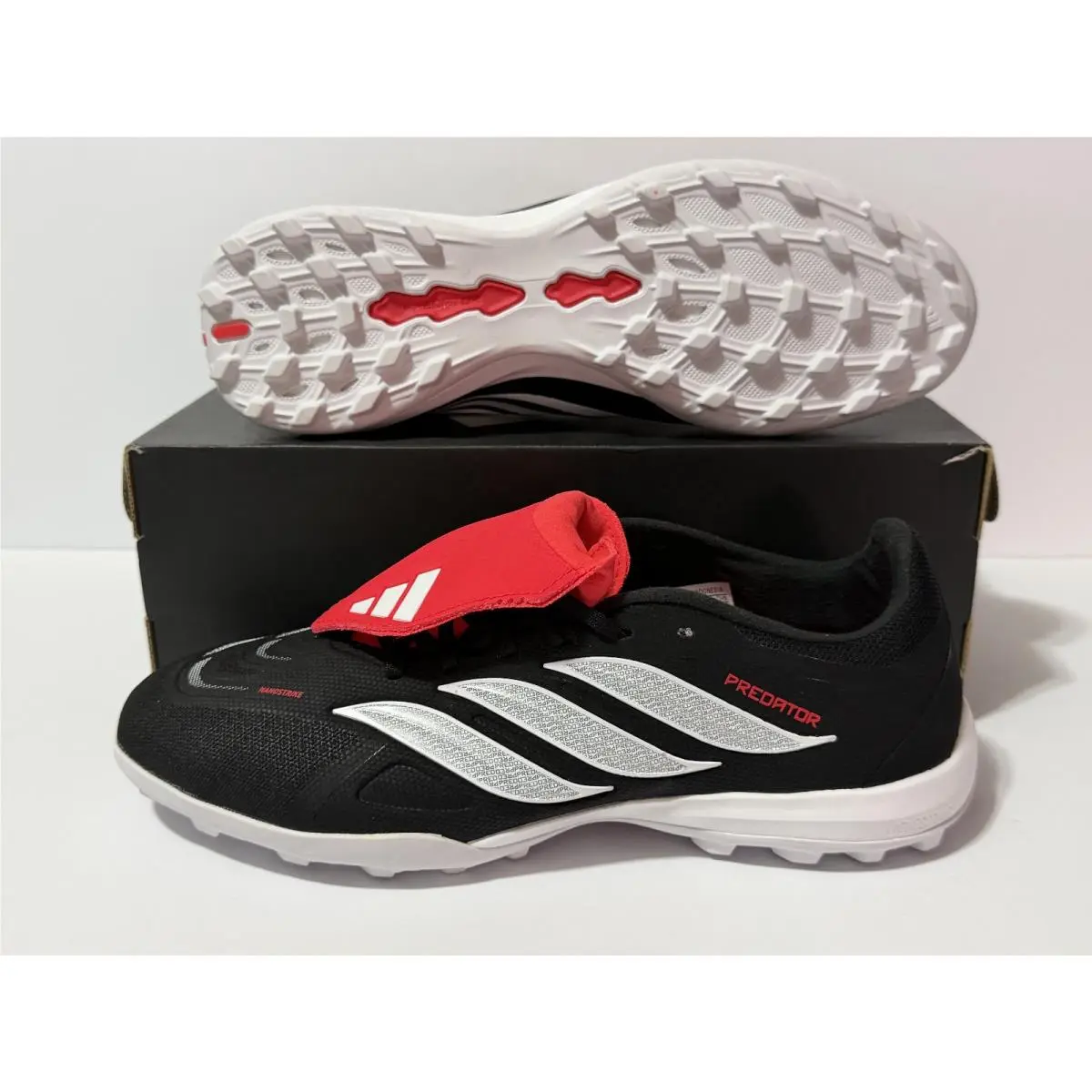 Adidas Predator League Fold-over Tongue Turf Soccer Cleats Unisex Shoes
