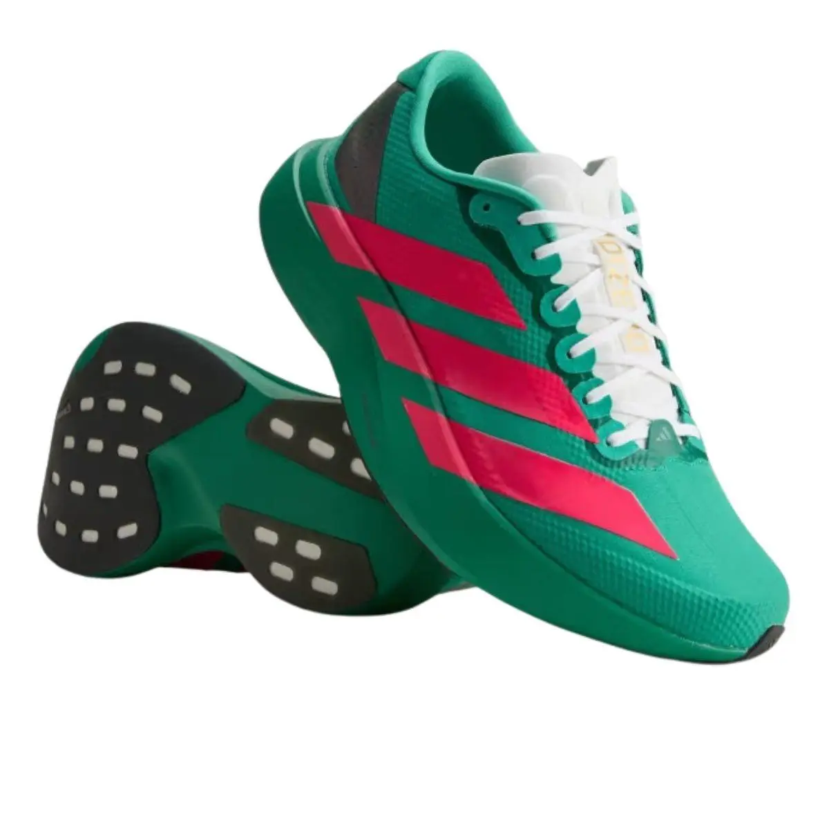 Adidas shoes - Adidas Adizero EVO SL WOVEN Shoes - Cloud White / Clear Blue / Matte Gold 3