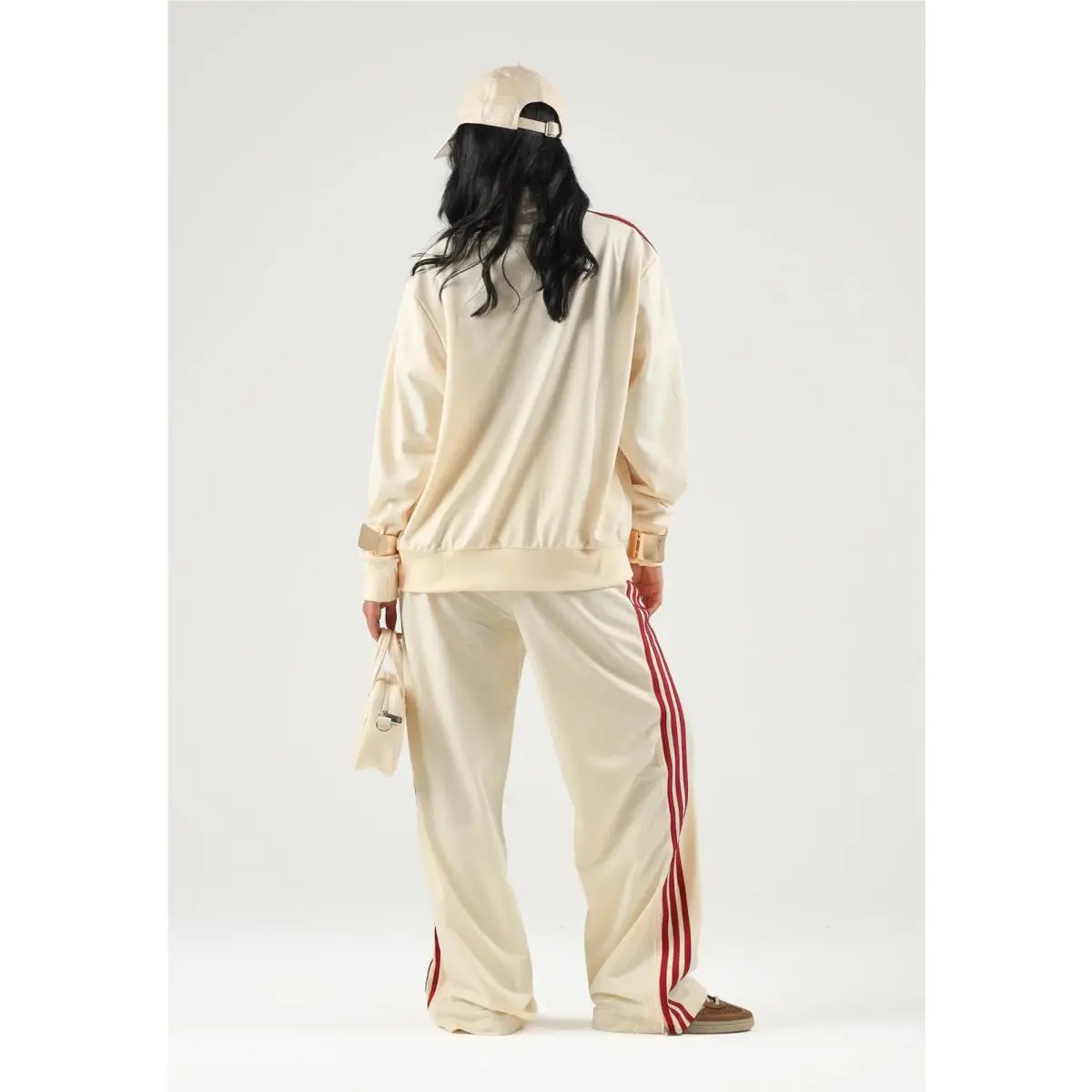 Adidas clothing - adidas Firebird - Firebird - KS4674 - Warm Vanilla / Team Victory Red 21