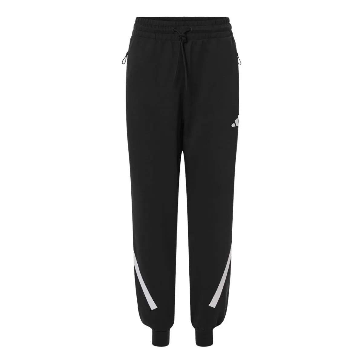 Adidas Womens S-2XL Z.n.e Joggers High-rise Tapered Double-knit Sweatpants