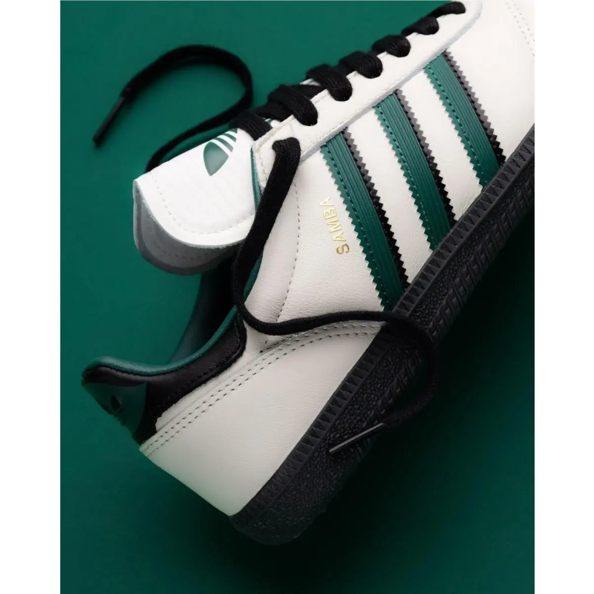 Adidas shoes - adidas Samba - Samba - JR0964 - White/Green 3