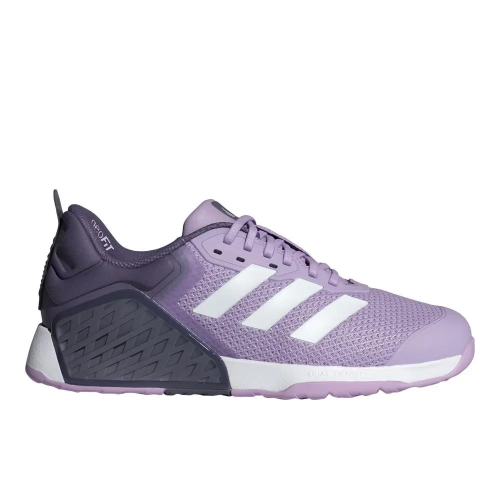 Adidas Dropset 3 Training Womens Purple Sneakers Athletic Shoes JR1752
