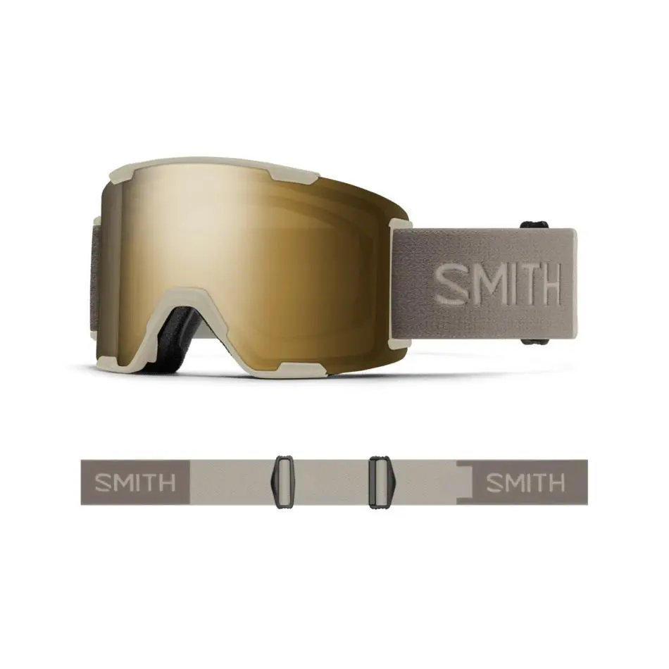 Smith Stash XL Snow Goggles - 2027 - Chalk W/chromapop Sun Black Gold Mirror