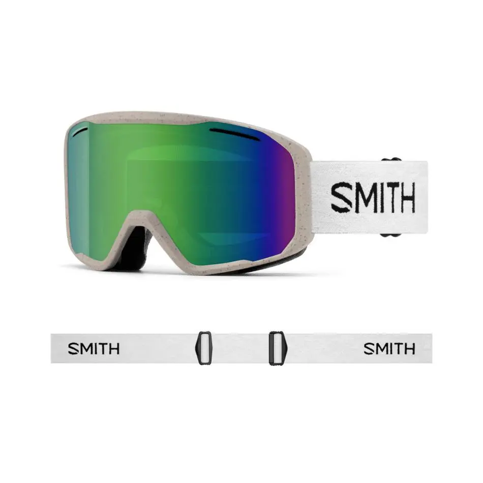 Smith Blazer Snow Goggles - 2027 - Raw Renu Undyed W/green Sol-x Mirror