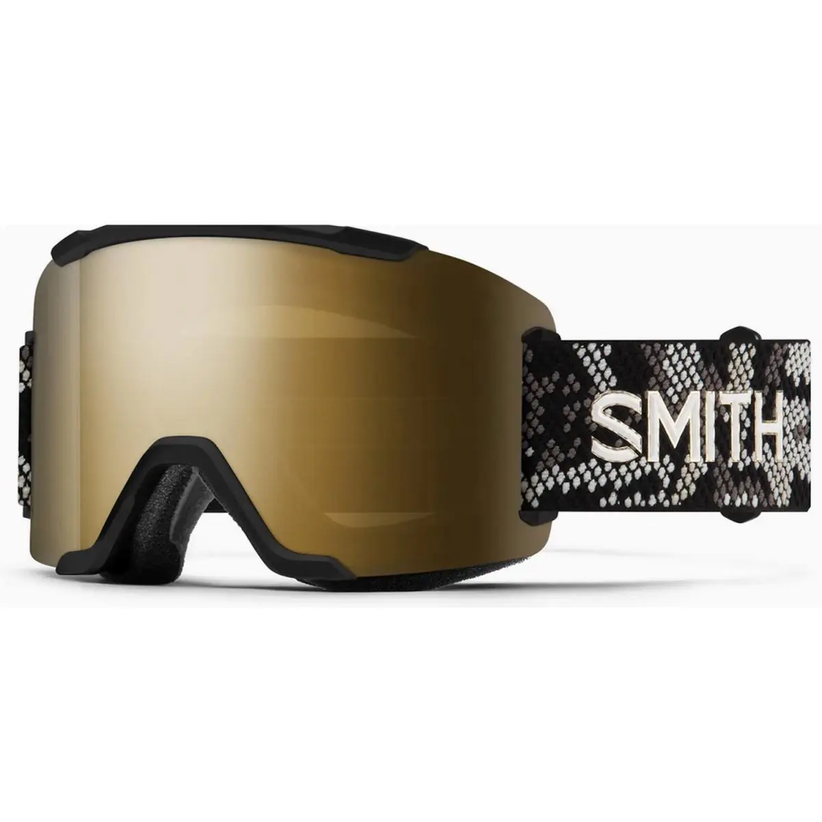 2027 Smith Squad 2 Ski Snow Goggles Snakeskin Frame Cps Black Gold Mirror