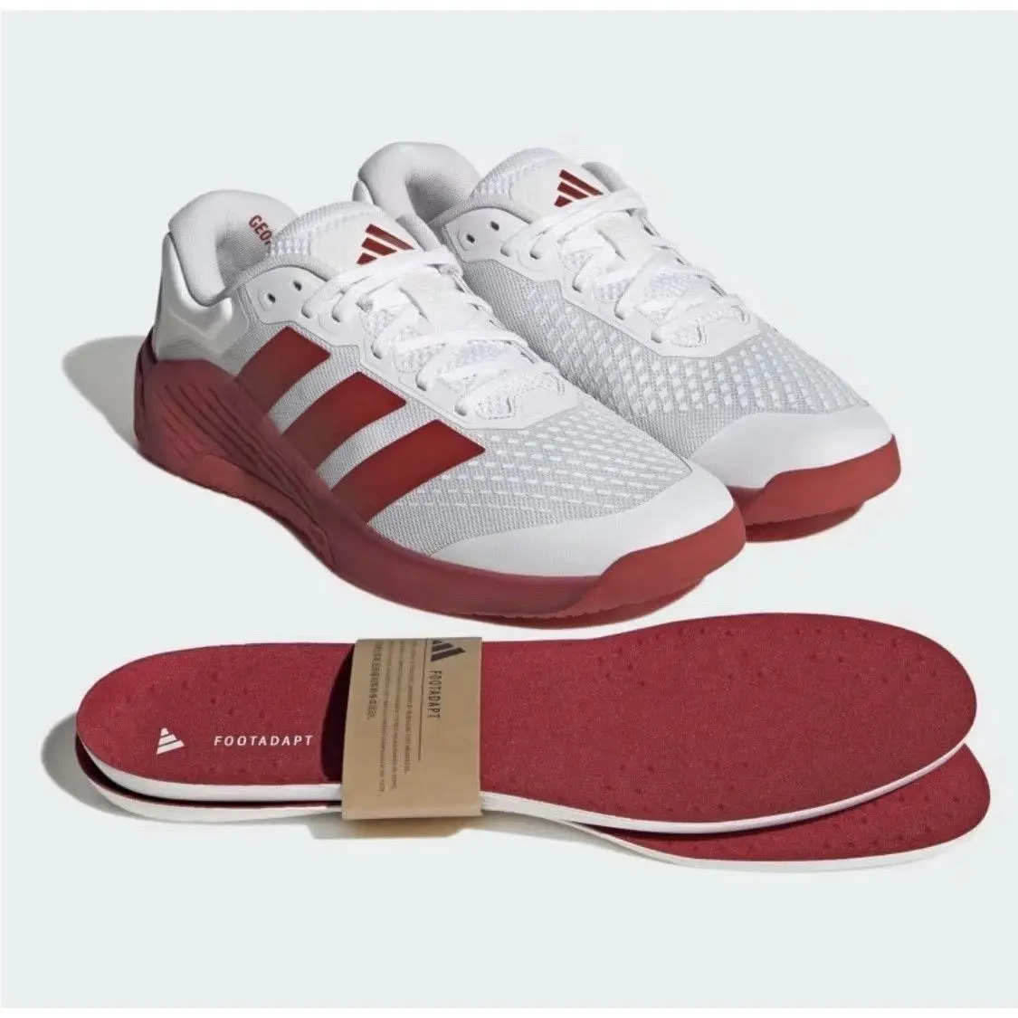 Adidas shoes - adidas Drop Set - Drop Set - JR4676 - White & Red 6