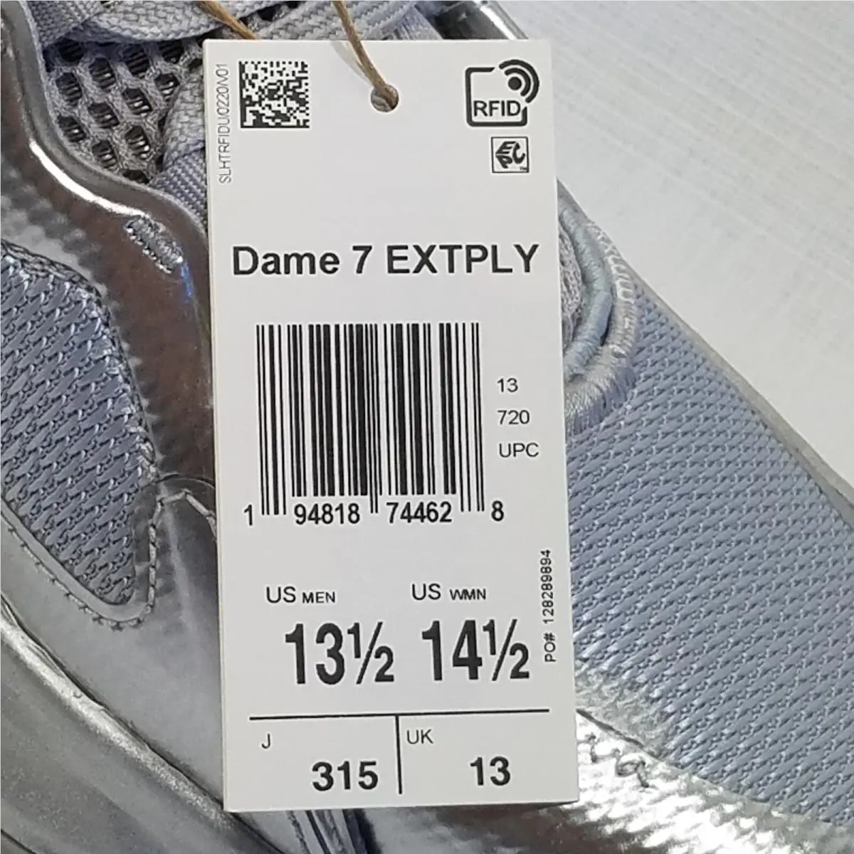 Adidas shoes - adidas Dame 7 Extply - Dame Extply - FZ0172 - Silver 8