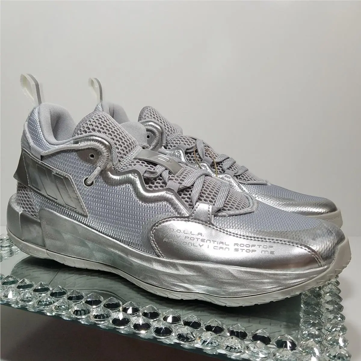 Adidas shoes - adidas Dame 7 Extply - Dame Extply - FZ0172 - Silver 1