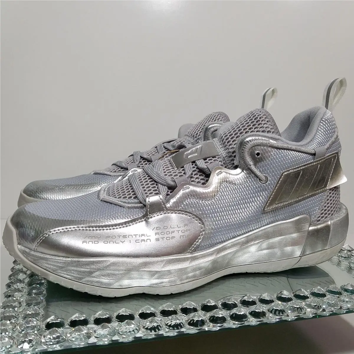 Adidas shoes - adidas Dame 7 Extply - Dame Extply - FZ0172 - Silver 2
