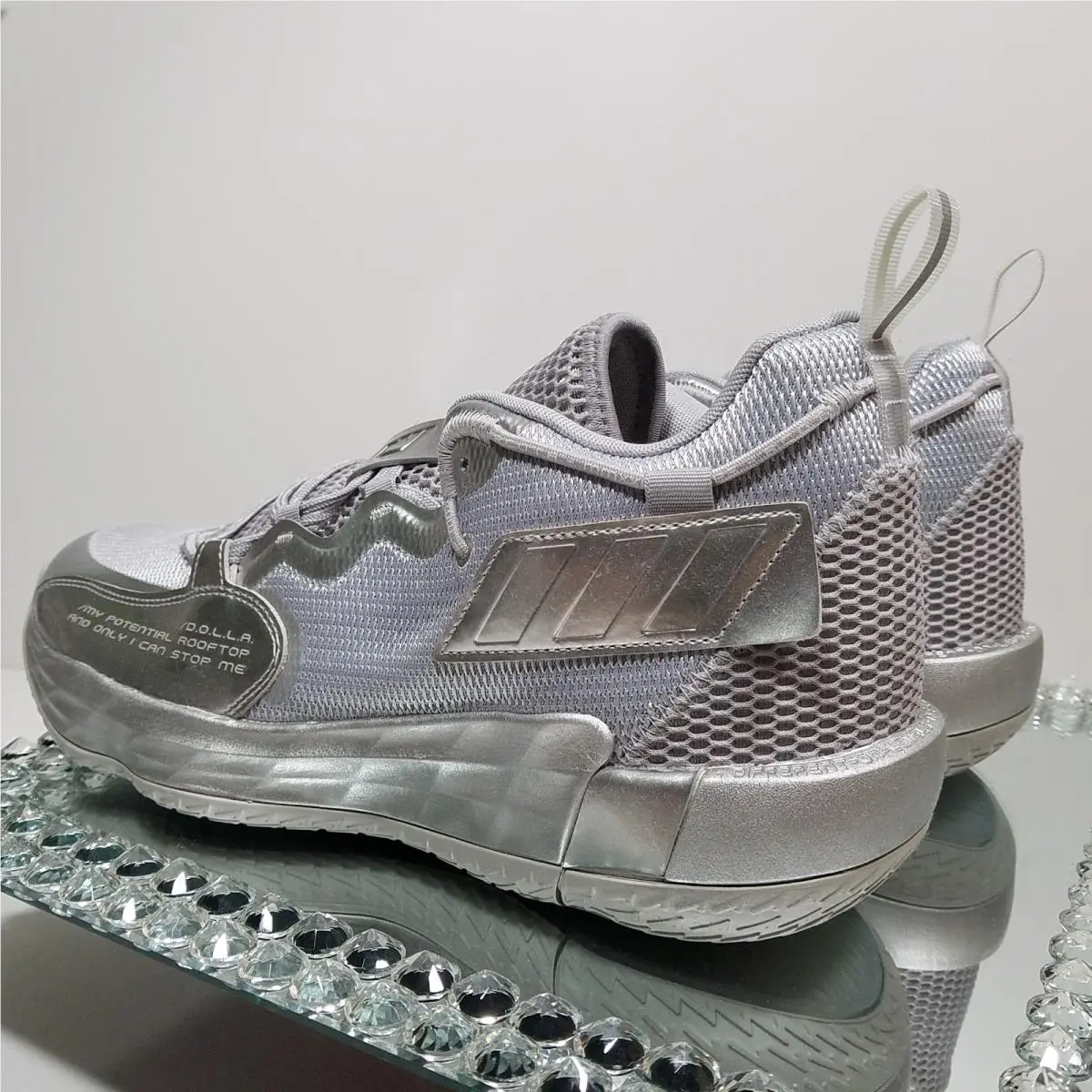 Adidas shoes - adidas Dame 7 Extply - Dame Extply - FZ0172 - Silver 3