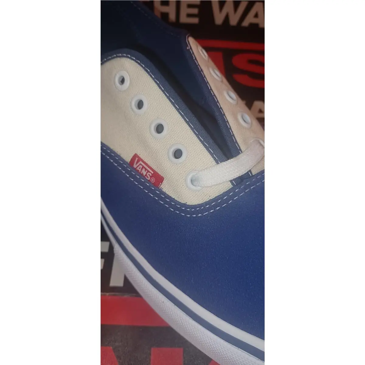 Vans shoes - Pro - Pro - VN0A34790QF - Navy Blue White 0