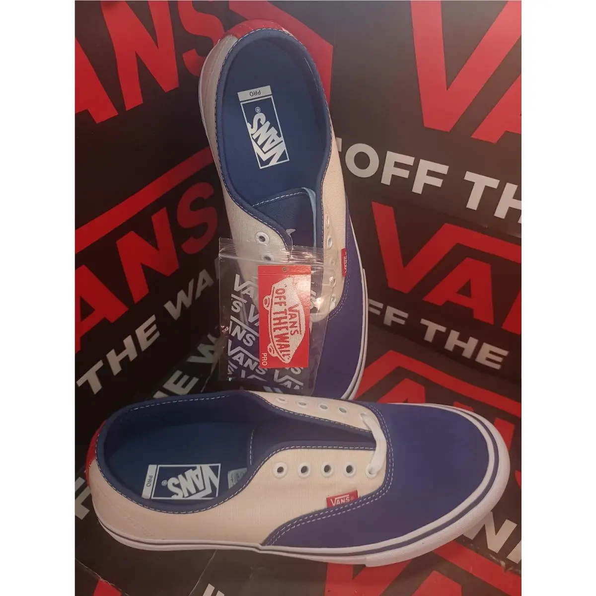 Vans shoes - Pro - Pro - VN0A34790QF - Navy Blue White 33