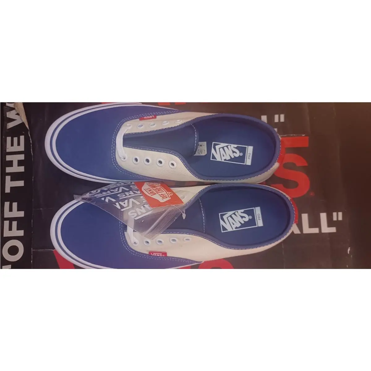 Vans shoes - Pro - Pro - VN0A34790QF - Navy Blue White 9