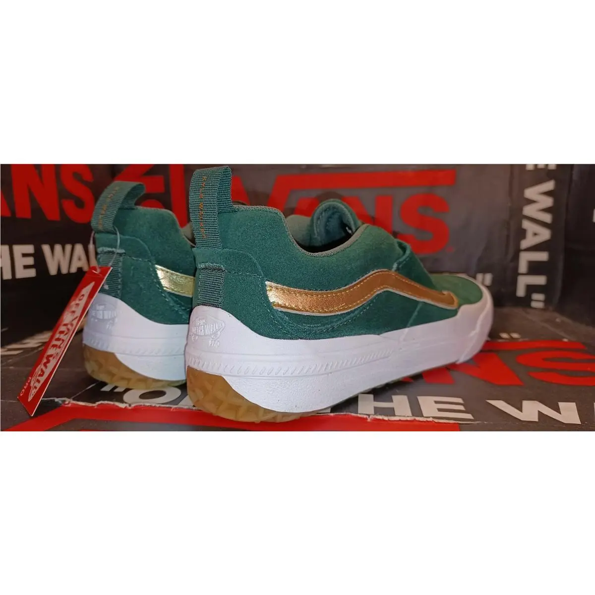 Vans shoes - Kyle Walker Pro - Kyle Walker Pro - VN0A4UW30WC - Green, Gold, Manufacturer: Forest/Gold 1